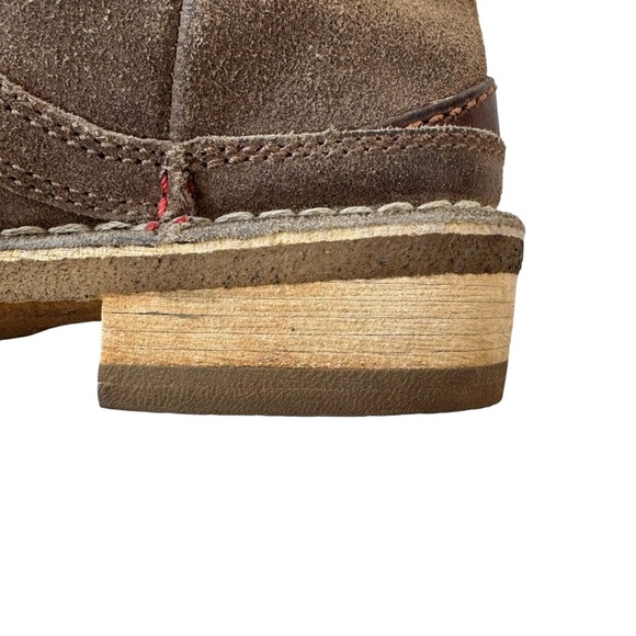 Clarks Women's Leather Soho Houston Moto Boot Boho Rugged Weathered Calf Size 6 - Picture 6 of 14